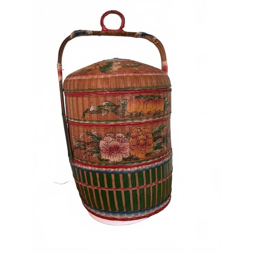 Antique Chinese wedding basket